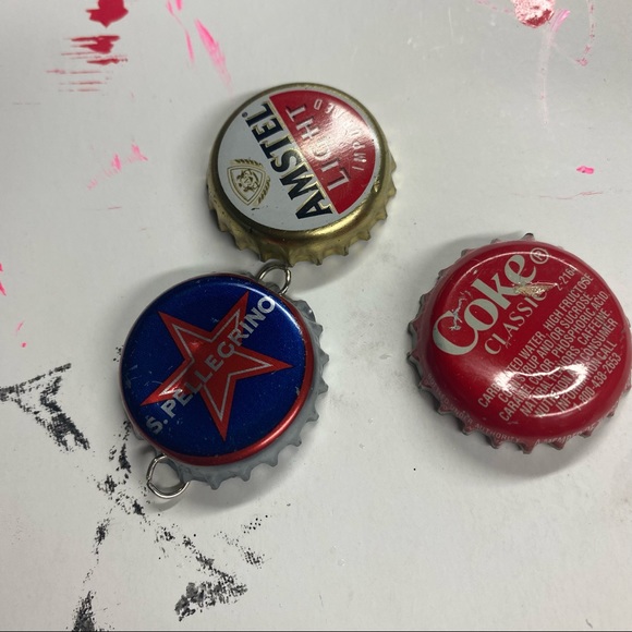 Misc., Bottle Caps for DIY Arts & Crafts Straight Edge - Picture 2 of 4